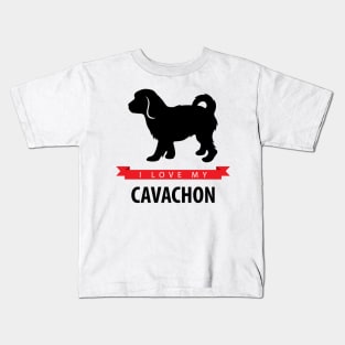 I Love My Cavachon Kids T-Shirt